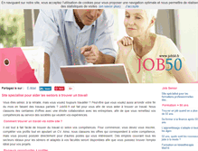 Tablet Screenshot of job50.fr